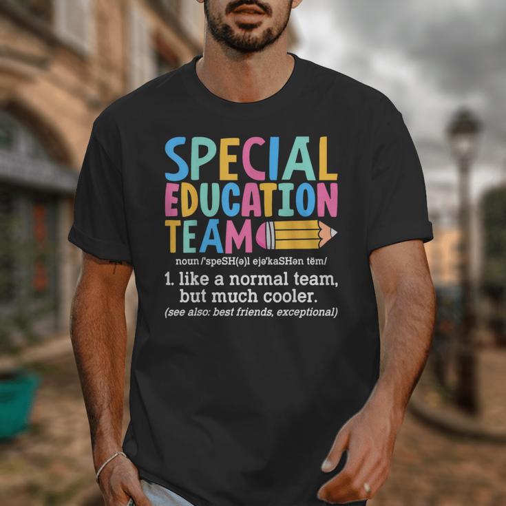 Special Education Team Definition Retro Ed Team Crew Teacher Unisex T-Shirt, funny design Special Education Team Definition Retro Ed Team Crew Teacher Unisex T-Shirt, funny design