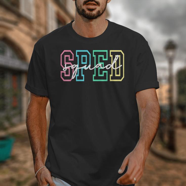 SPED Squad Team SPED Teacher Special Education Teacher Unisex T-Shirt, funny design SPED Squad Team SPED Teacher Special Education Teacher Unisex T-Shirt, funny design