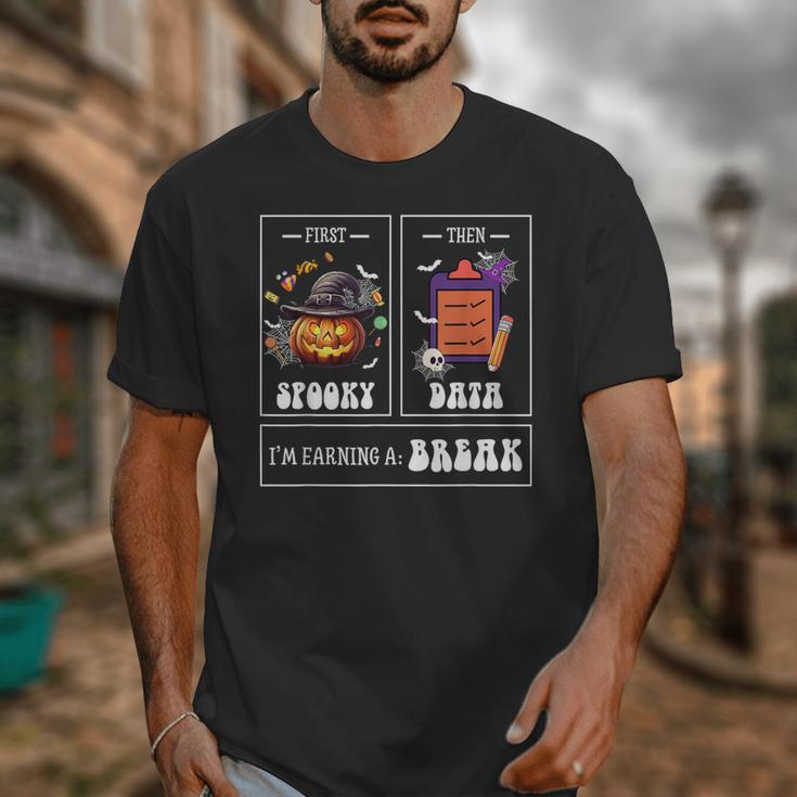 Sped Teacher Halloween First Spooky Then Data Sped Ed Team Unisex T-Shirt, funny design Sped Teacher Halloween First Spooky Then Data Sped Ed Team Unisex T-Shirt, funny design