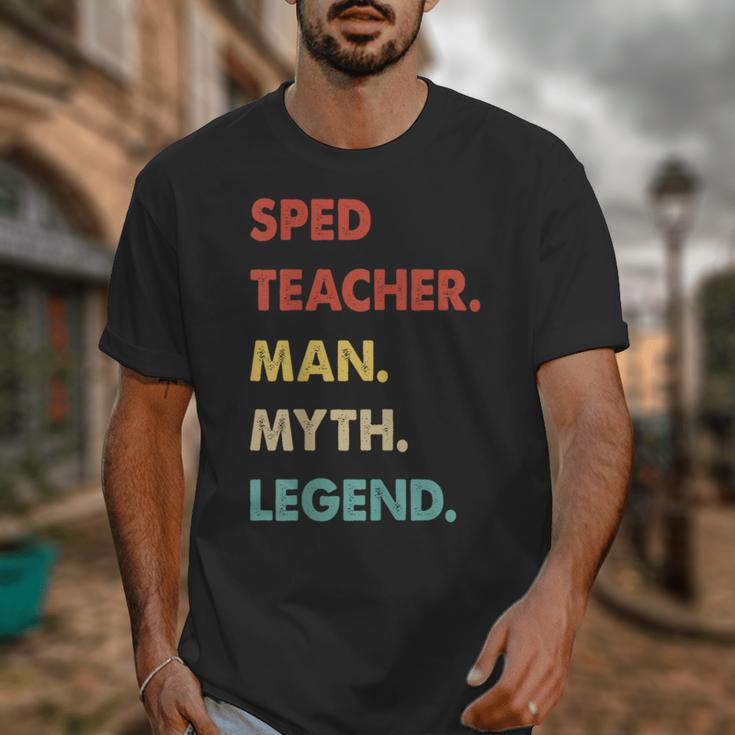 Sped Teacher Man Myth Legend Unisex T-Shirt, funny design Sped Teacher Man Myth Legend Unisex T-Shirt, funny design