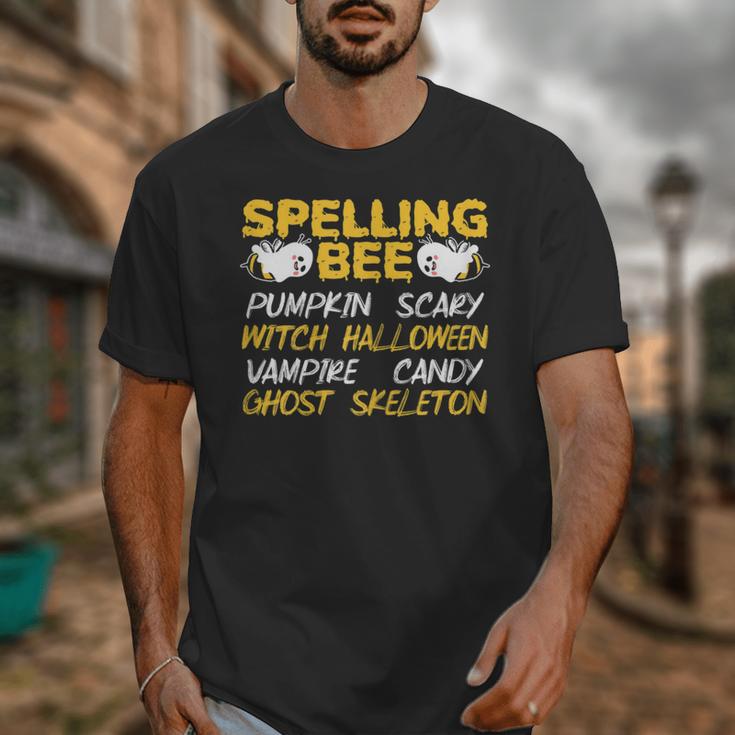 Spelling Bee Costume For a Halloween Teacher Pun Women Unisex T-Shirt, funny design