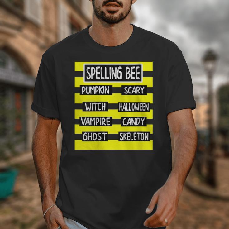 Spelling Bee Pun Halloween Costume For Teachers Unisex T-Shirt, funny design