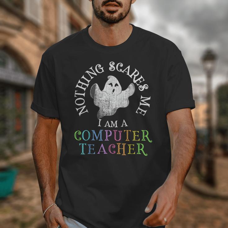 This Is My Spooky COMPUTER TEACHER Costume Don't Scare Me Unisex T-Shirt, funny design This Is My Spooky COMPUTER TEACHER Costume Don't Scare Me Unisex T-Shirt, funny design
