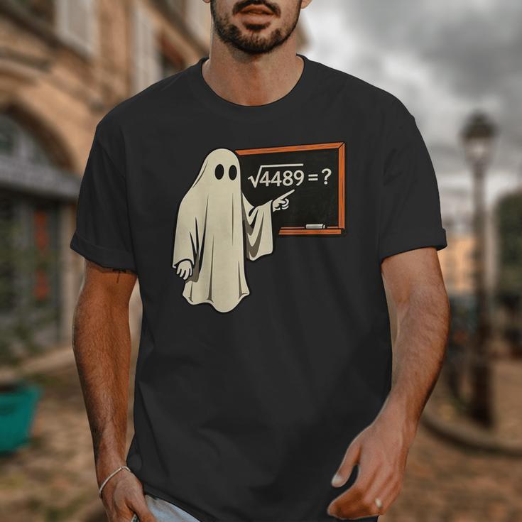 Square Root 67 Ghost Math Teacher 4489 Meme Halloween Unisex T-Shirt, funny design