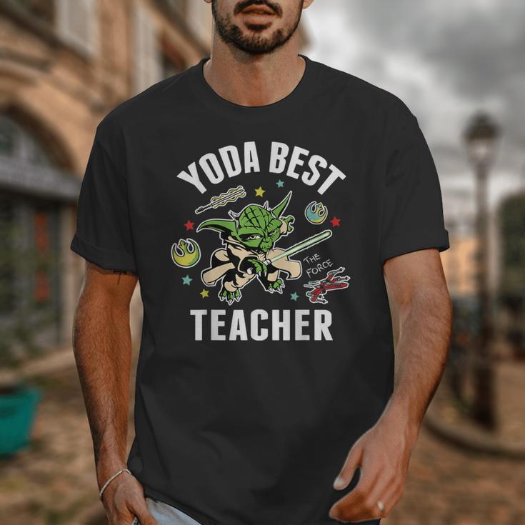 Star Wars Yoda Best Teacher Icons Unisex T-Shirt, funny design