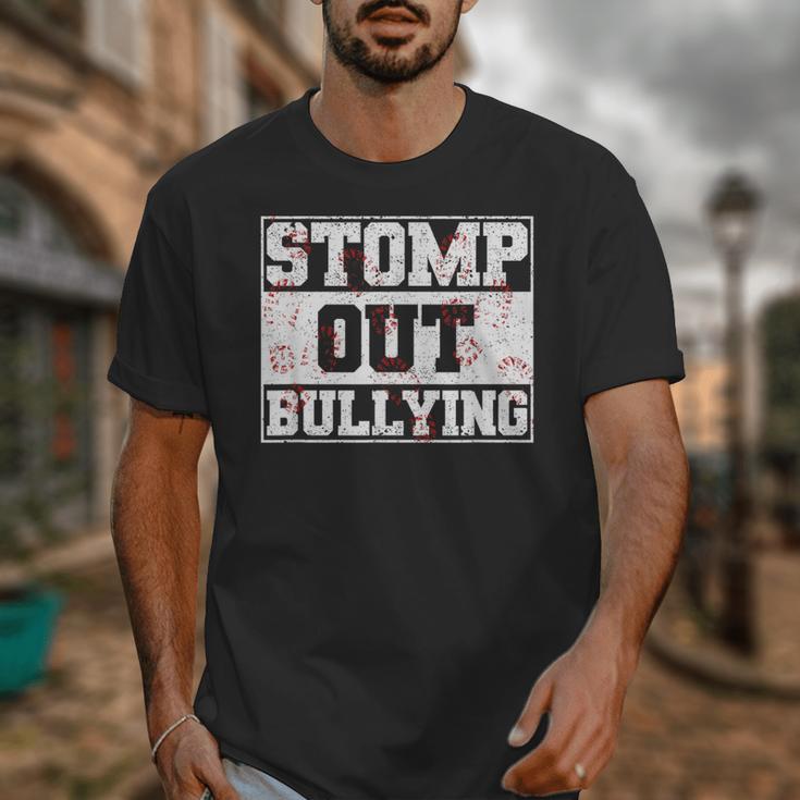 Stomp Out Bullying Back To School Education Teacher Unisex T-Shirt, funny design Stomp Out Bullying Back To School Education Teacher Unisex T-Shirt, funny design
