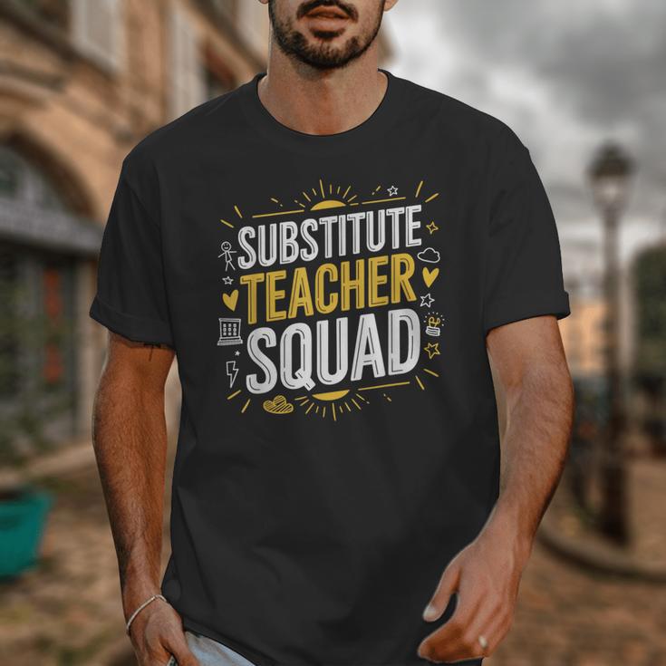 Substitute Teacher Squad Sub Teacher Substitute Teaching Unisex T-Shirt, funny design Substitute Teacher Squad Sub Teacher Substitute Teaching Unisex T-Shirt, funny design