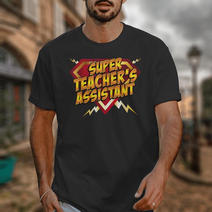 Super Teacher's Assistant Educational Superhero Unisex T-Shirt, funny design Super Teacher's Assistant Educational Superhero Unisex T-Shirt, funny design