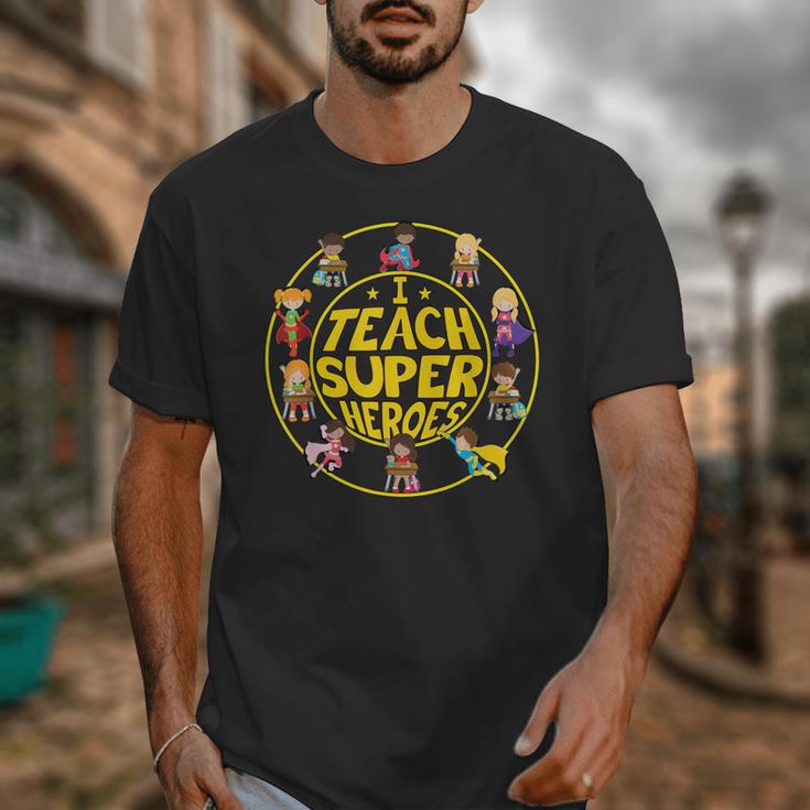 Superhero Teacher I Teach Super Heroes Unisex T-Shirt, Super Teacher Gifts, funny design