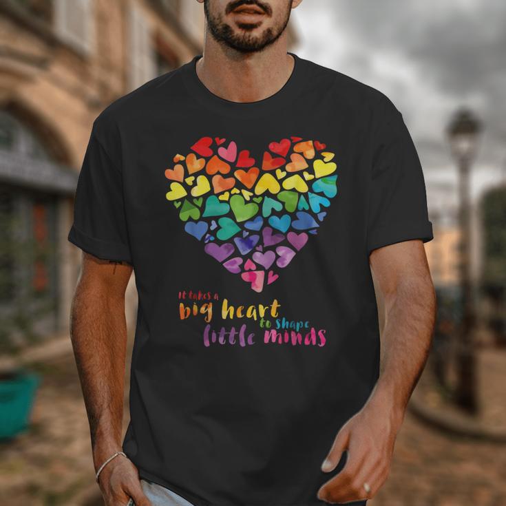 It Takes a Big Heart To Shape Little Minds Teacher Unisex T-Shirt, funny design It Takes a Big Heart To Shape Little Minds Teacher Unisex T-Shirt, funny design