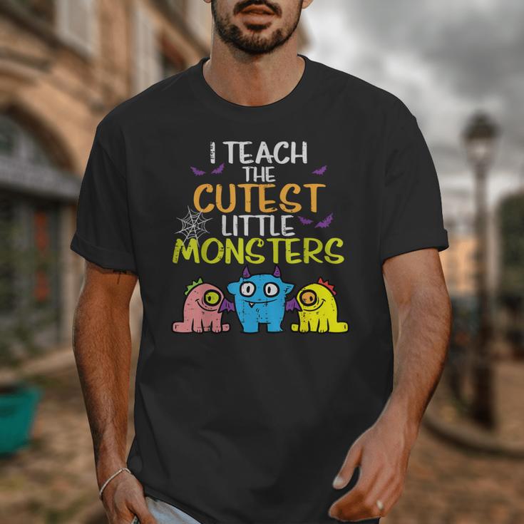I Teach Cutest Little Monsters Halloween Teacher Men Women Unisex T-Shirt, funny design I Teach Cutest Little Monsters Halloween Teacher Men Women Unisex T-Shirt, funny design
