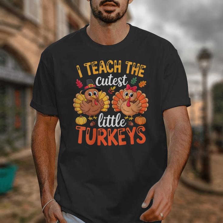 I Teach The Cutest Little Turkeys Teacher Thanksgiving Unisex T-Shirt, funny design I Teach The Cutest Little Turkeys Teacher Thanksgiving Unisex T-Shirt, funny design