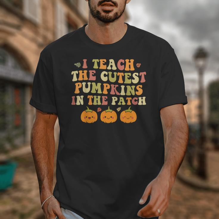 I Teach The Cutest Pumpkins In The Patch Fall Season Teacher Unisex T-Shirt, funny design I Teach The Cutest Pumpkins In The Patch Fall Season Teacher Unisex T-Shirt, funny design