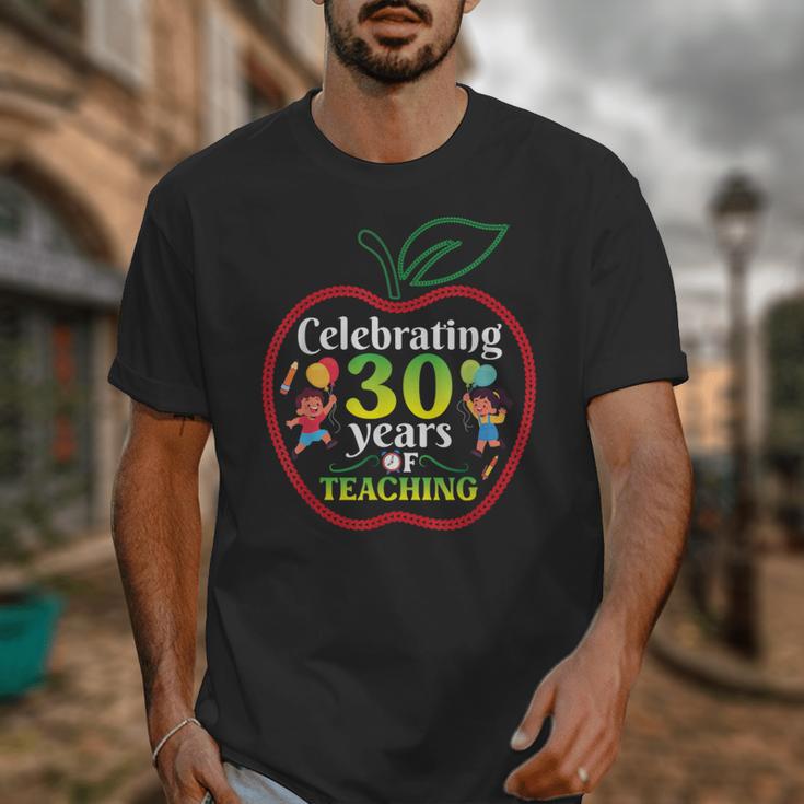 Teacher Celebrating 30 Years Of Teaching Students School Unisex T-Shirt, funny design