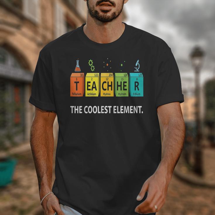 Teacher The Coolest Element Chemistry Periodic Table Science Unisex T-Shirt, Science Teacher Gifts, funny design