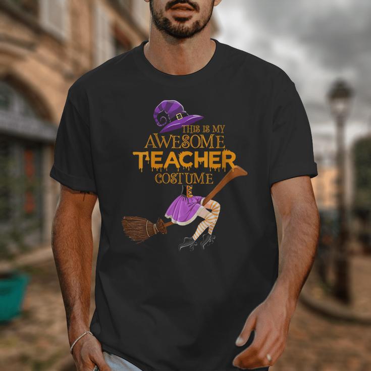 This Is My Teacher Costume Halloween Family Matching Group Unisex T-Shirt, funny design This Is My Teacher Costume Halloween Family Matching Group Unisex T-Shirt, funny design