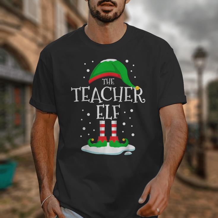 The Teacher Elf Christmas Family Matching Xmas Group For Men Women Unisex T-Shirt, funny design The Teacher Elf Christmas Family Matching Xmas Group For Men Women Unisex T-Shirt, funny design