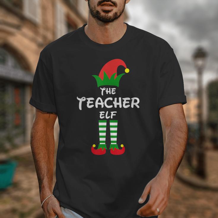The Teacher Elf Family Matching Group Idea Christmas Unisex T-Shirt, funny design The Teacher Elf Family Matching Group Idea Christmas Unisex T-Shirt, funny design