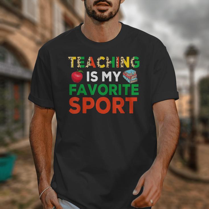 Teacher Is My Favorite Sport Teacher Teaching Lover Unisex T-Shirt, funny design Teacher Is My Favorite Sport Teacher Teaching Lover Unisex T-Shirt, funny design