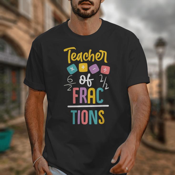 Teacher Of Fractions For Math Teacher Unisex T-Shirt, funny design