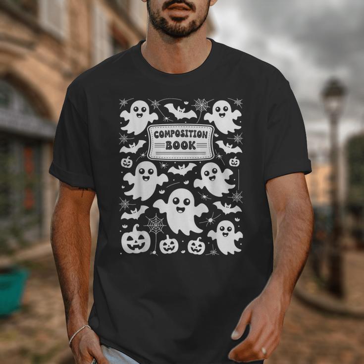 Teacher Halloween Composition Notebook Costume Halloween Unisex T-Shirt, funny design Teacher Halloween Composition Notebook Costume Halloween Unisex T-Shirt, funny design