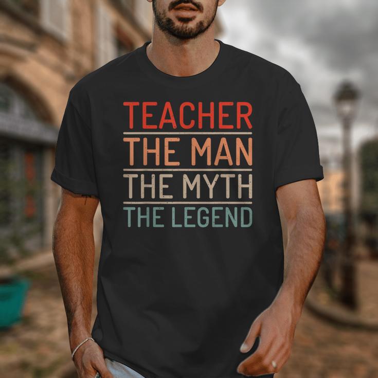 Teacher The Man The Myth The Legend School Holiday Teacher Unisex T-Shirt, funny design Teacher The Man The Myth The Legend School Holiday Teacher Unisex T-Shirt, funny design