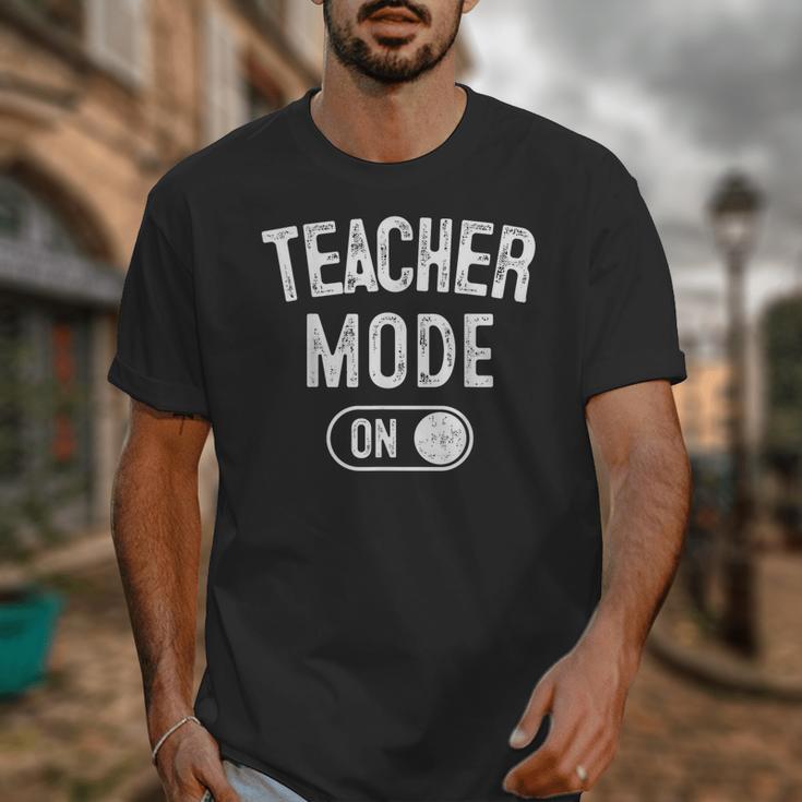 Teacher Mode On School Education Educator Unisex T-Shirt, funny design