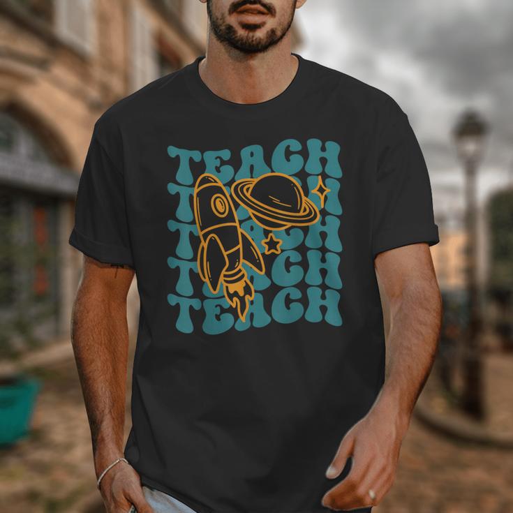 Teacher Outer Space Science Astronomy Planet Saturn Teach Unisex T-Shirt, Science Teacher Gifts, funny design Teacher Outer Space Science Astronomy Planet Saturn Teach Unisex T-Shirt, Science Teacher Gifts, funny design