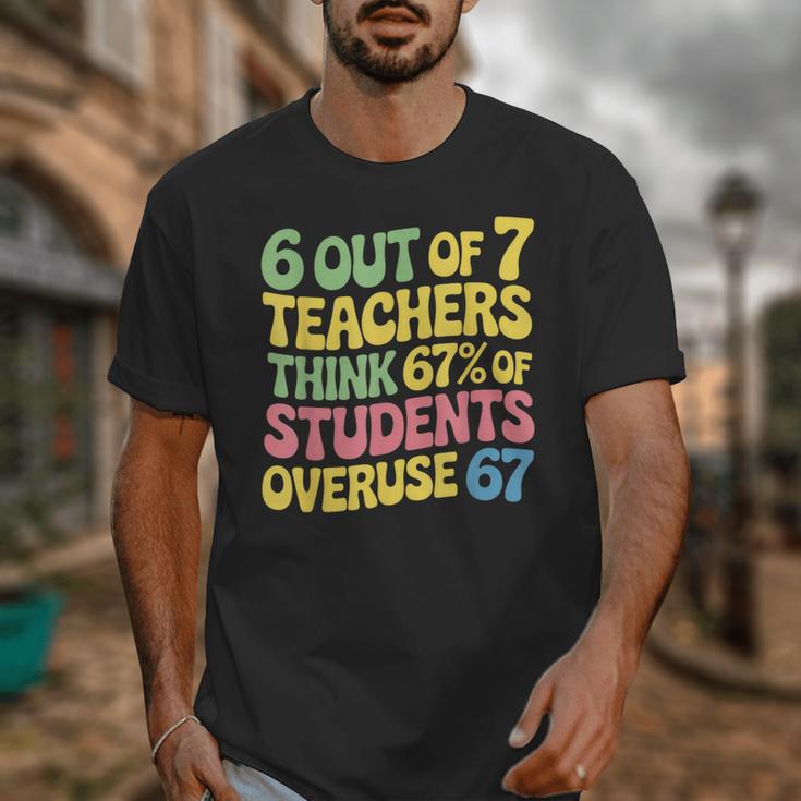 Teacher Overuse 67 Teacher Unisex T-Shirt, funny design Teacher Overuse 67 Teacher Unisex T-Shirt, funny design