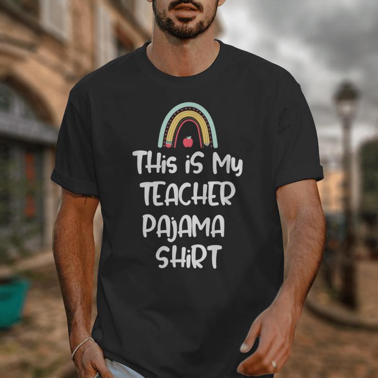 This Is My Teacher Pajama Shirt Teacher Life Tee Unisex T-Shirt, funny design
