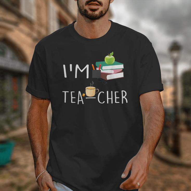 Teacher Puns I'm Tea-Cher Tea Lover Fun Teacher For Men Women Unisex T-Shirt, funny design Teacher Puns I'm Tea-Cher Tea Lover Fun Teacher For Men Women Unisex T-Shirt, funny design