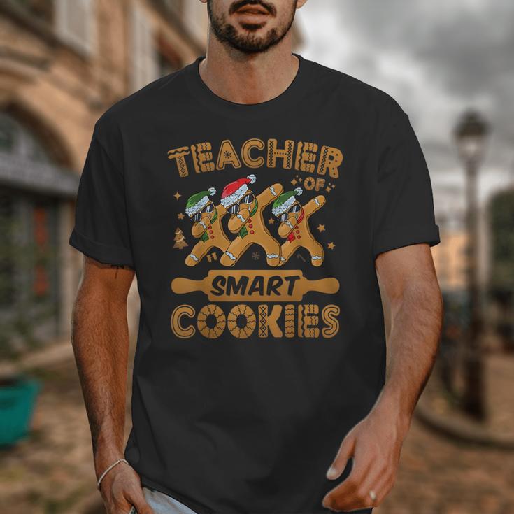 Teacher Of Smart Cookies Gingerbread Christmas Teacher Unisex T-Shirt, funny design