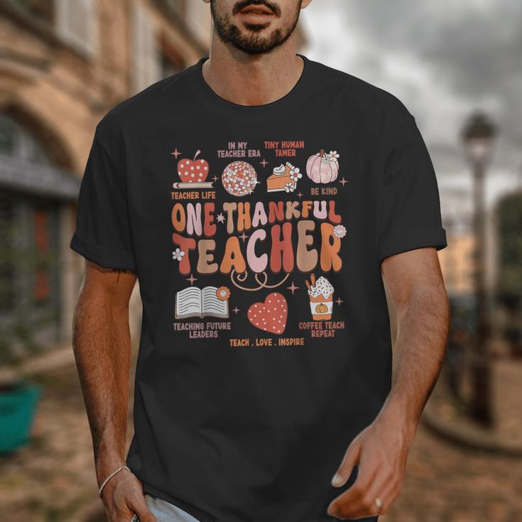 Teacher Thanksgiving Shirt Women One Thankful Teacher Fall Unisex T-Shirt, funny design Teacher Thanksgiving Shirt Women One Thankful Teacher Fall Unisex T-Shirt, funny design