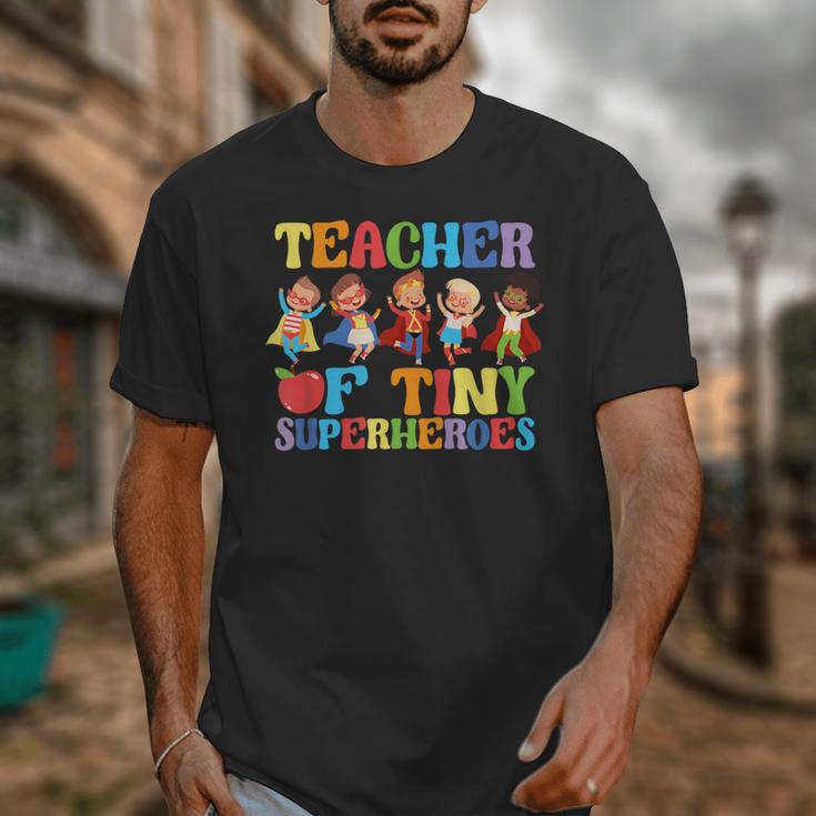 Teacher Of Tiny Superheroes Teach 100th Day Of School Unisex T-Shirt, funny design Teacher Of Tiny Superheroes Teach 100th Day Of School Unisex T-Shirt, funny design