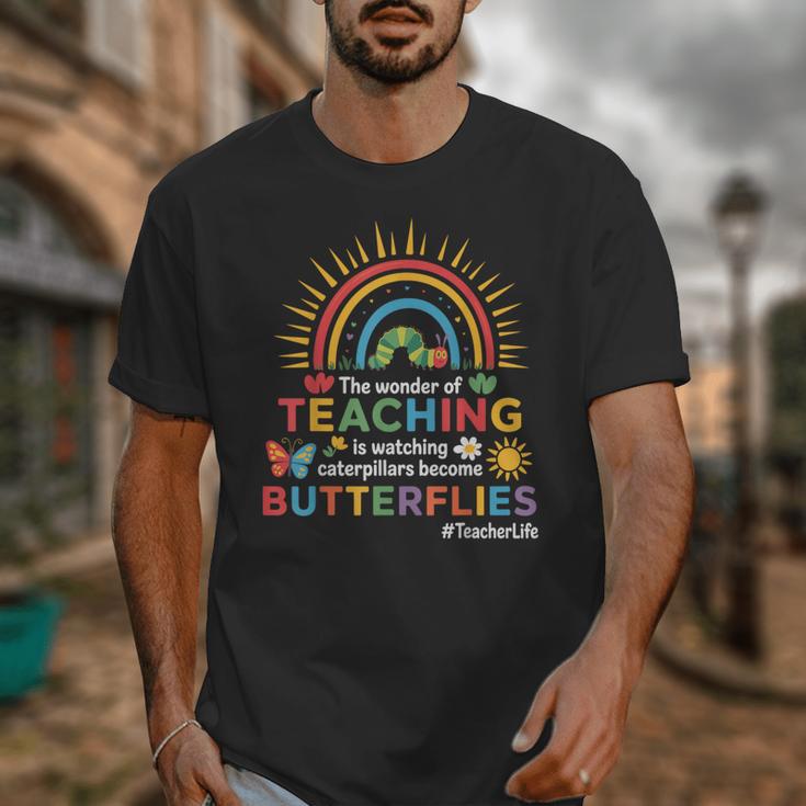 Teacher The Wonder Of Teaching Is Watching Caterpillar Unisex T-Shirt, funny design Teacher The Wonder Of Teaching Is Watching Caterpillar Unisex T-Shirt, funny design