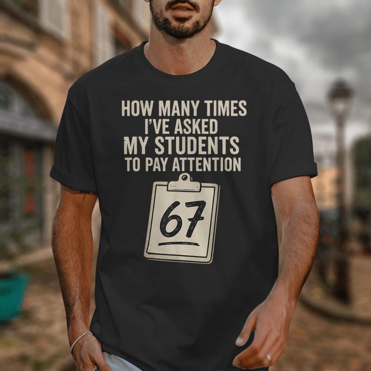 Teachers 67 Meme Unisex T-Shirt, funny design Teachers 67 Meme Unisex T-Shirt, funny design