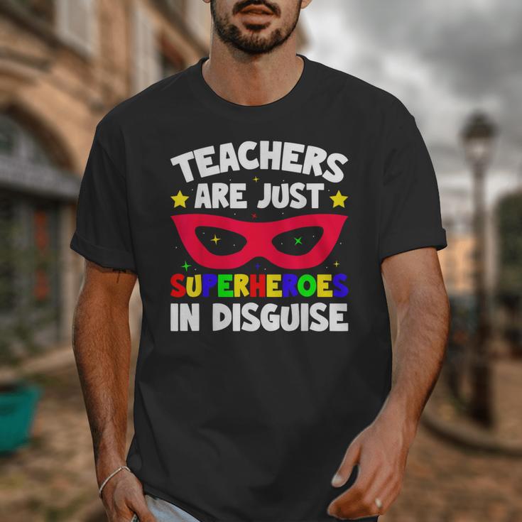 Teachers Are Just Superheroes In Disguise School Unisex T-Shirt, funny design Teachers Are Just Superheroes In Disguise School Unisex T-Shirt, funny design