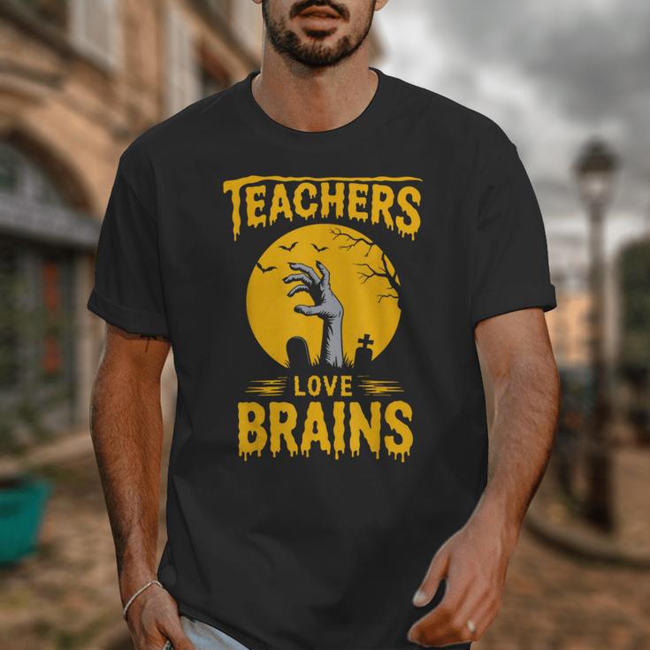 Teachers Love Brains Shirt Men Women Halloween Teacher Unisex T-Shirt, funny design Teachers Love Brains Shirt Men Women Halloween Teacher Unisex T-Shirt, funny design