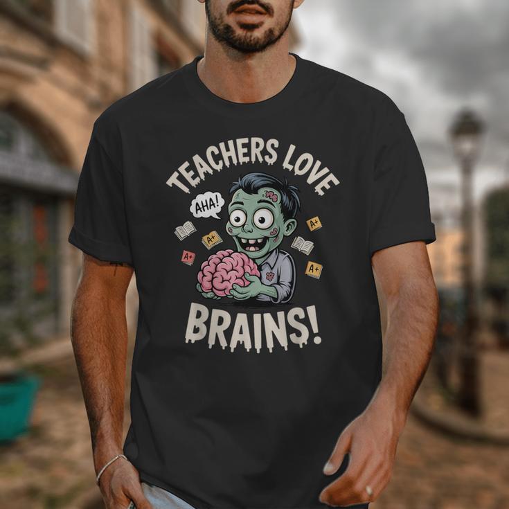 Teachers Love Brains Shirt Men Women Teacher Halloween Unisex T-Shirt, funny design Teachers Love Brains Shirt Men Women Teacher Halloween Unisex T-Shirt, funny design
