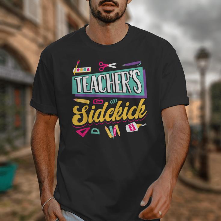 Teacher's Sidekick Teacher Assisting Teaching Assistant Unisex T-Shirt, funny design Teacher's Sidekick Teacher Assisting Teaching Assistant Unisex T-Shirt, funny design