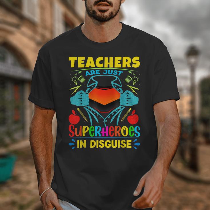 Teachers Are Superheroes – Fun Appreciation Unisex T-Shirt, funny design