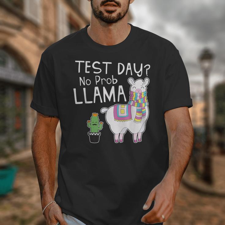 Teachers Testing Day Test Day No Prob Llama Teacher Unisex T-Shirt, funny design Teachers Testing Day Test Day No Prob Llama Teacher Unisex T-Shirt, funny design