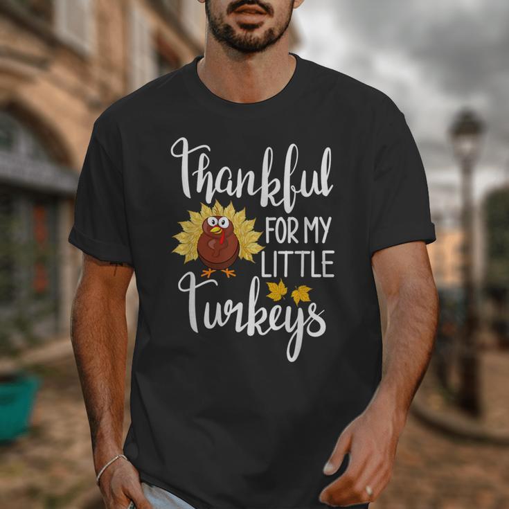 Teachers Thanksgiving Thankful For My Little Turkeys Unisex T-Shirt, funny design Teachers Thanksgiving Thankful For My Little Turkeys Unisex T-Shirt, funny design