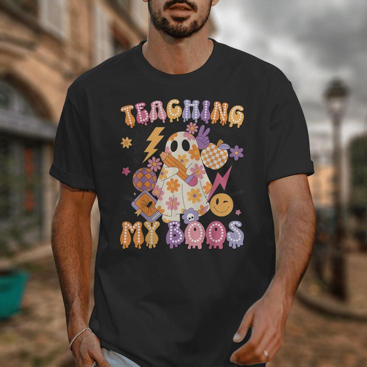 Teaching My Boos Ghost Halloween Costumes Teacher Men Women Unisex T-Shirt, funny design Teaching My Boos Ghost Halloween Costumes Teacher Men Women Unisex T-Shirt, funny design