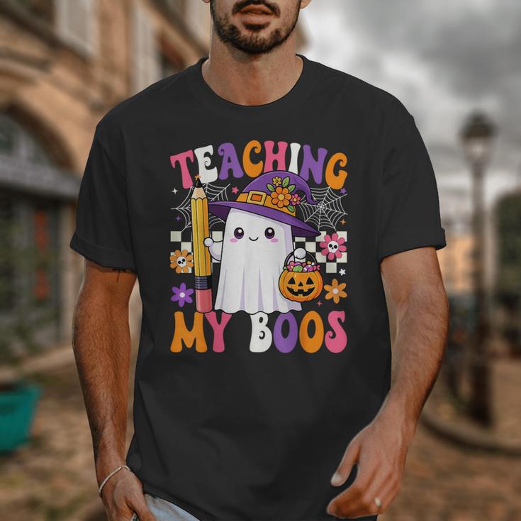 Teaching My Boos Ghost Teacher Cute Pencil Halloween Teacher Unisex T-Shirt, funny design Teaching My Boos Ghost Teacher Cute Pencil Halloween Teacher Unisex T-Shirt, funny design