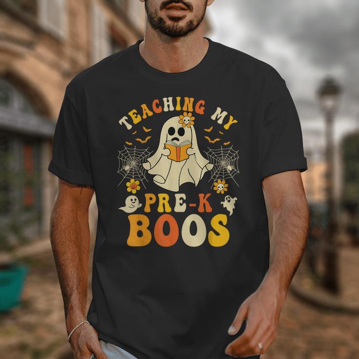 Teaching My Pre-K Boos Crew Teachers Halloween Ghost Unisex T-Shirt, funny design Teaching My Pre-K Boos Crew Teachers Halloween Ghost Unisex T-Shirt, funny design