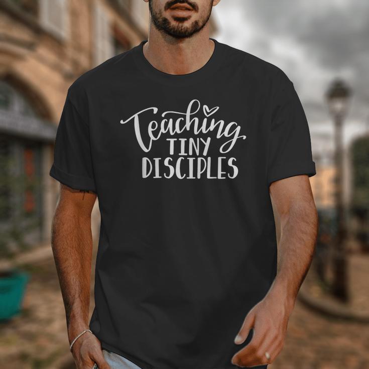 Teaching Tiny Disciples Christian Teacher Unisex T-Shirt, funny design Teaching Tiny Disciples Christian Teacher Unisex T-Shirt, funny design