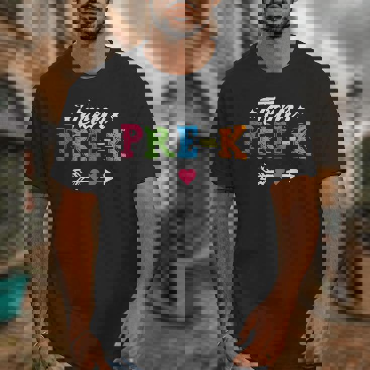 Team Pre-K Shirt PreSchool Teacher Student Back To School Unisex T-Shirt, funny design