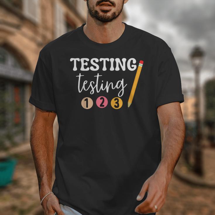 Testing Testing 123 Cute Math Teacher Student Test Day Men Women Girls Kids Unisex T-Shirt, funny design Testing Testing 123 Cute Math Teacher Student Test Day Men Women Girls Kids Unisex T-Shirt, funny design