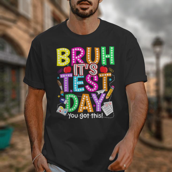Testing Day Bruh It’s Test Day You Got This Teacher Student Unisex T-Shirt, funny design Testing Day Bruh It’s Test Day You Got This Teacher Student Unisex T-Shirt, funny design